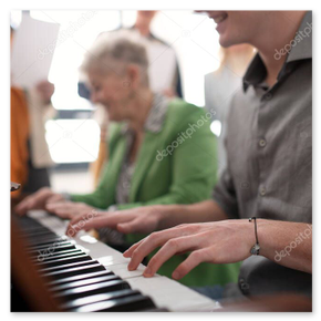 Travail des voix avec partitions