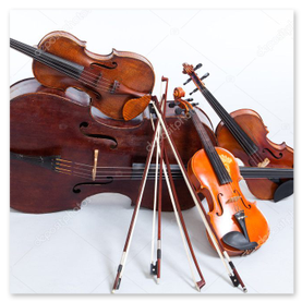 Cordes devant pupitres