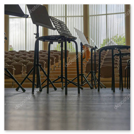 Clarinettiste en r&eacute;p&eacute;tition